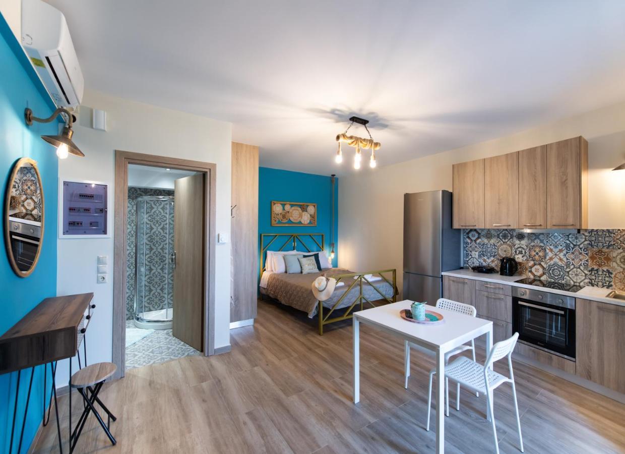 Appartamento Casa De Blue Kariá Esterno foto