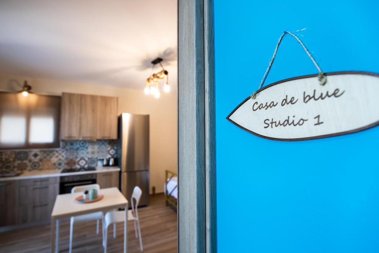 Appartamento Casa De Blue Kariá Esterno foto