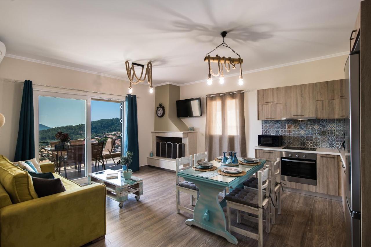 Appartamento Casa De Blue Kariá Esterno foto